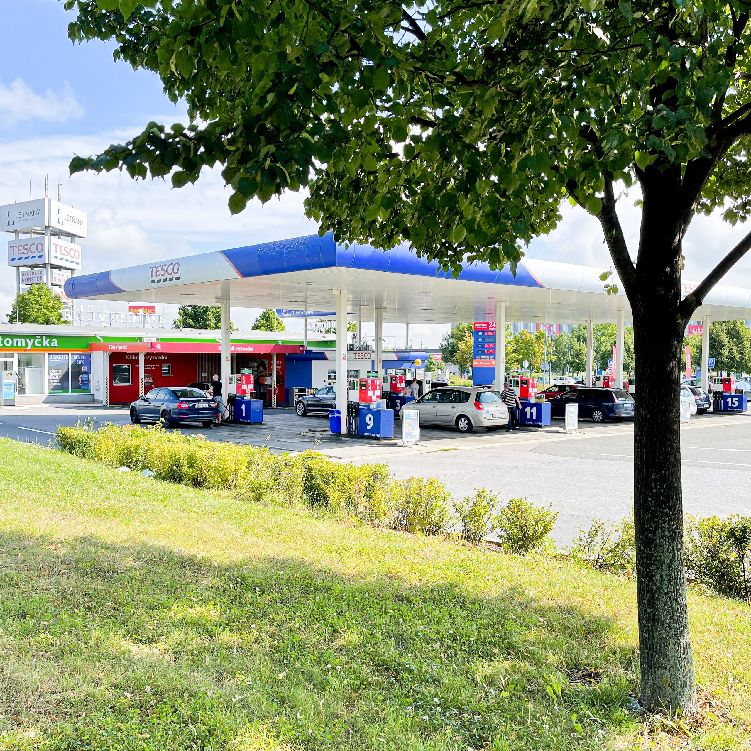 Tesco čerpací stanice