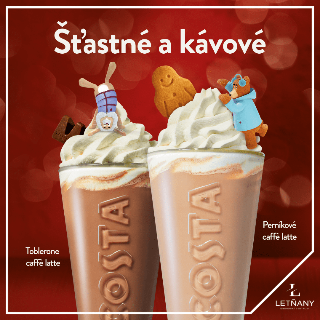 Vánoce ťukají na dveře Costa Coffee