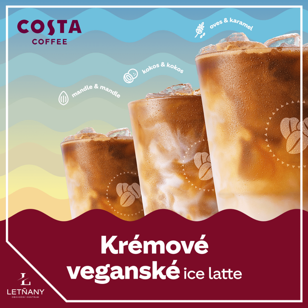 Veganské iced caffè latte 3x jinak