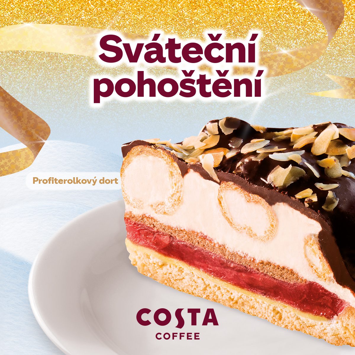 Vánoční dortík, který přinese sněhovou radost