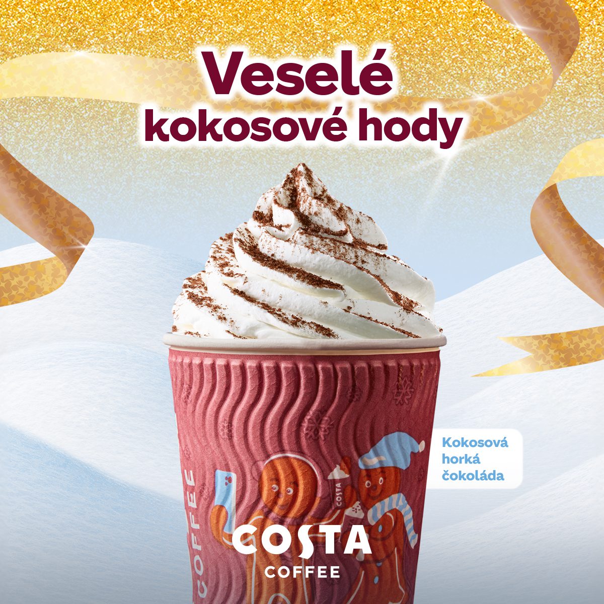 Kokosová horká čokoláda