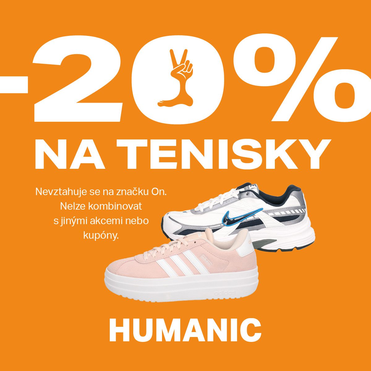 -20 % na tenisky!