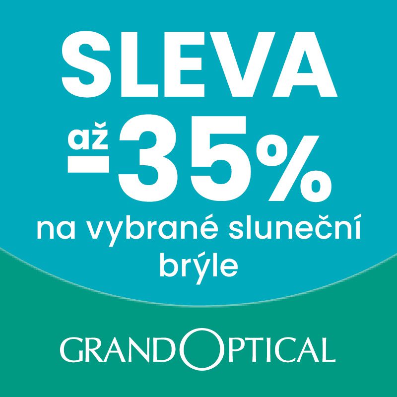 Předsezonní výprodej slunečních brýlí v GrandOptical!