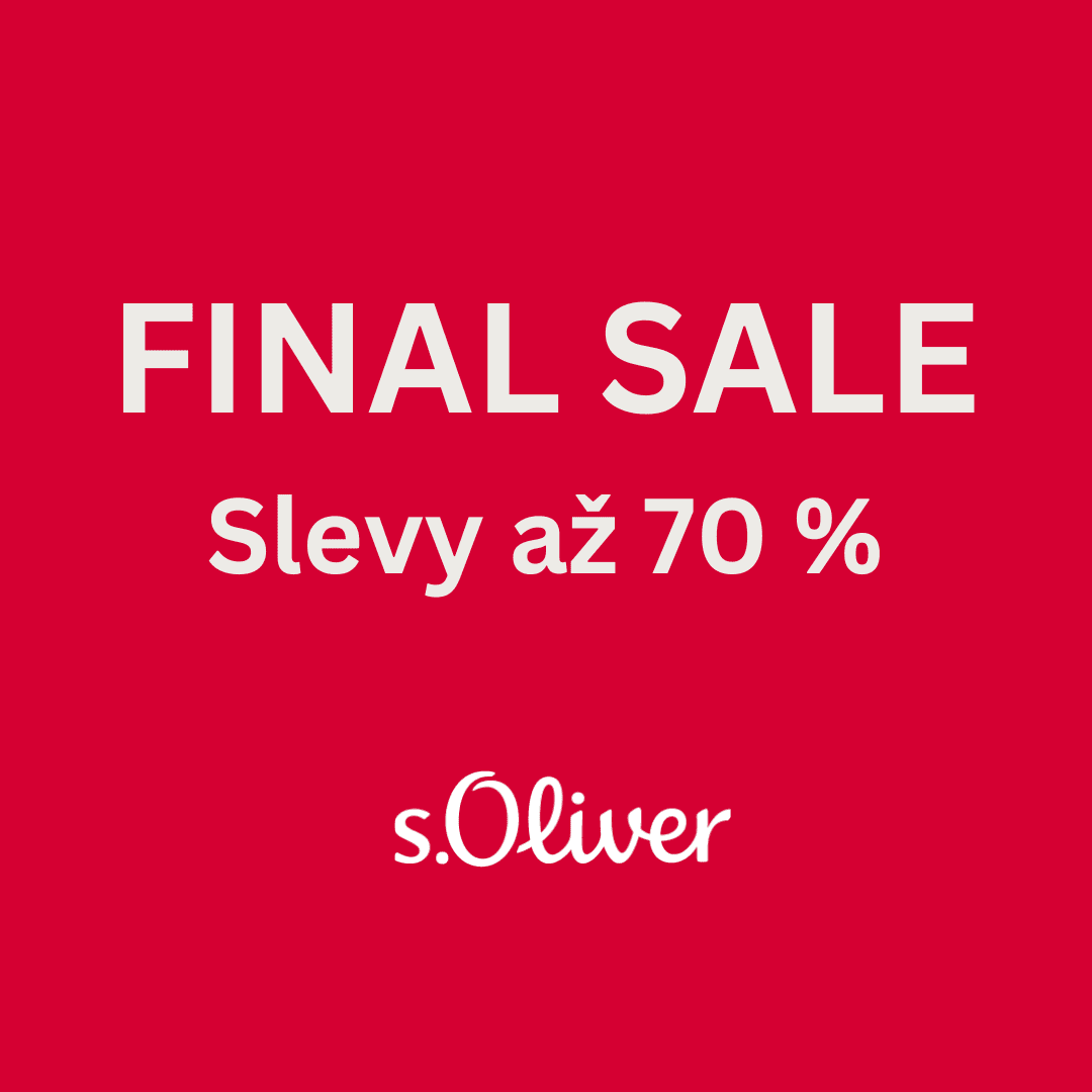 Final sale s.Oliver – až 70 % na vybrané zboží