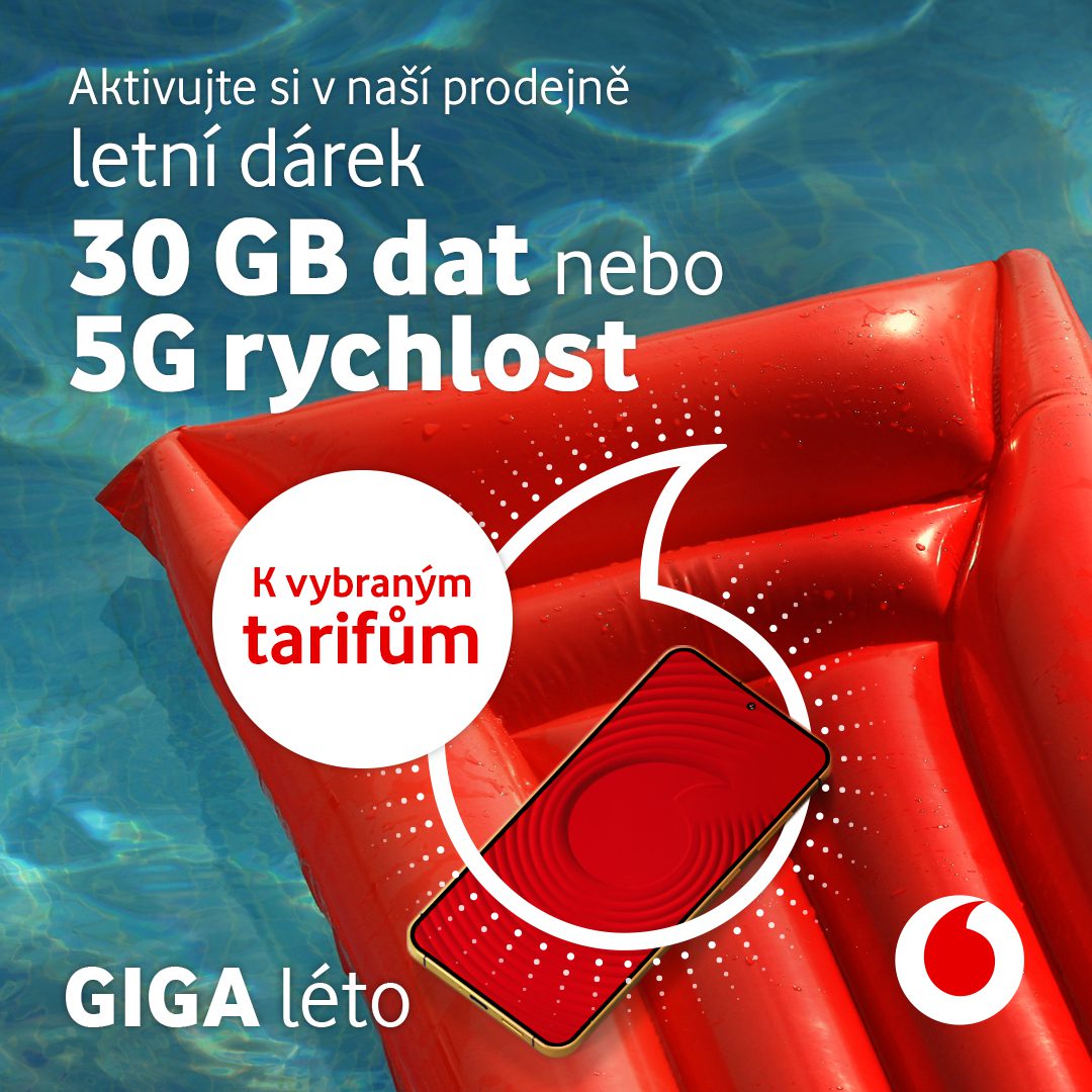 Letní dárek od Vodafonu