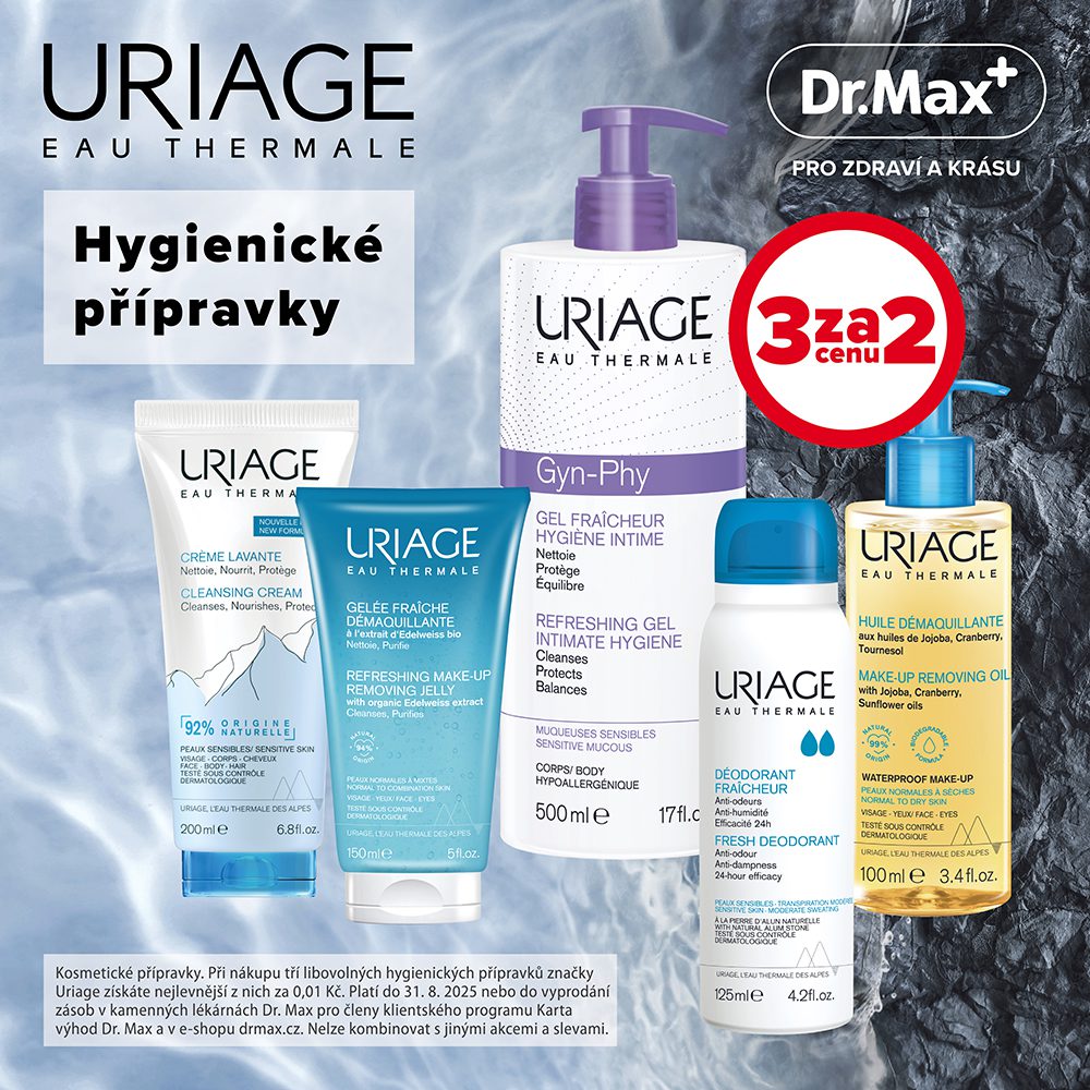 URIAGE EAU THERMALE hygienické přípravky 3za2
