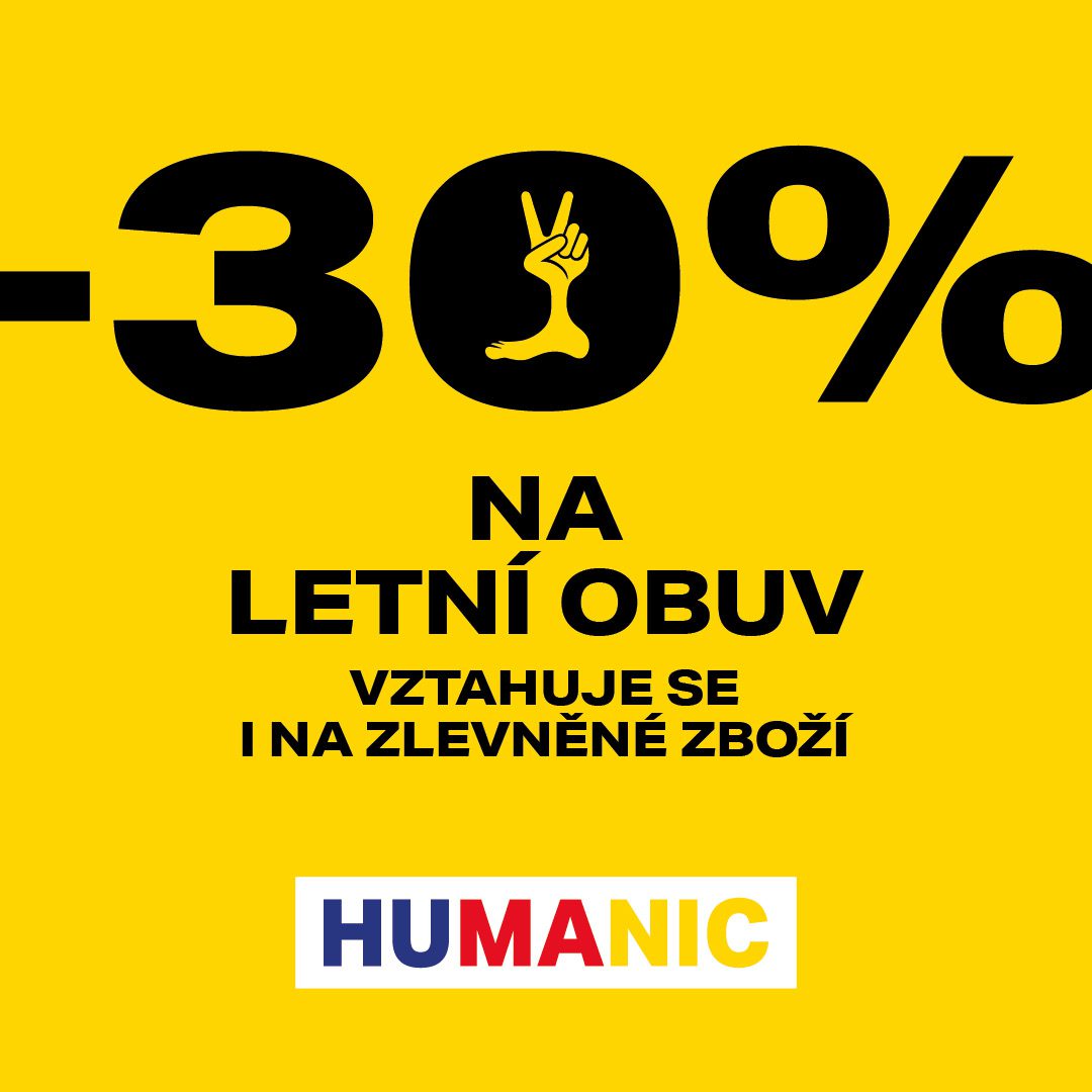 -30 % na letní obuv!