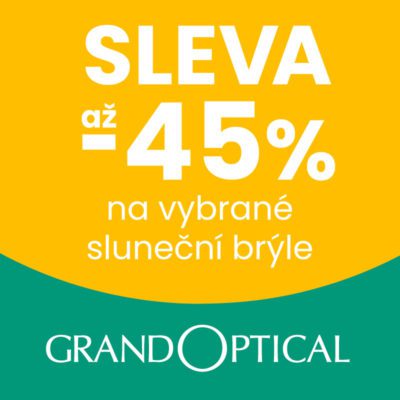Podzimní výprodej slunečních brýlí v GrandOptical!