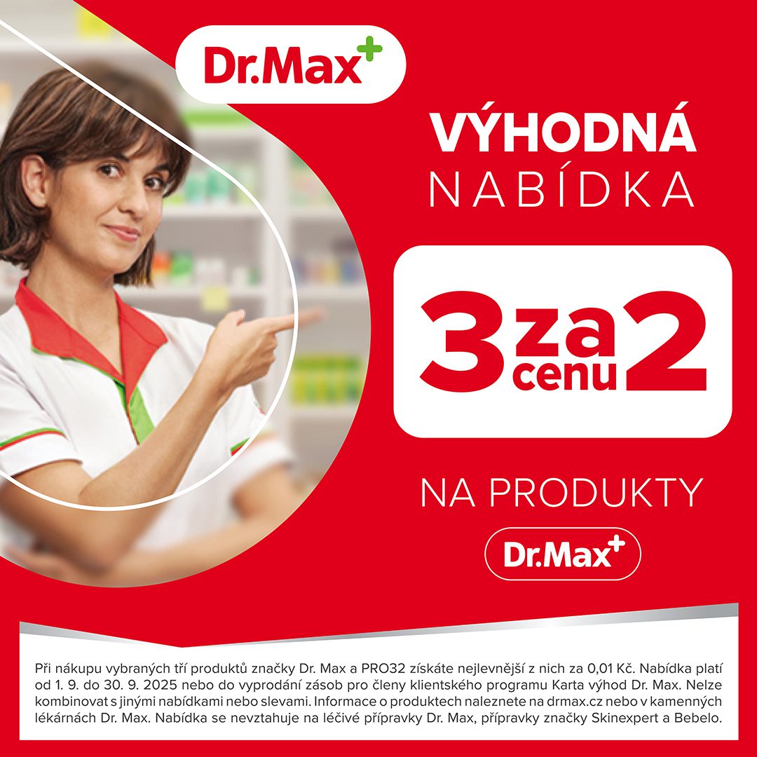 3 za 2 na produkty Dr. Max