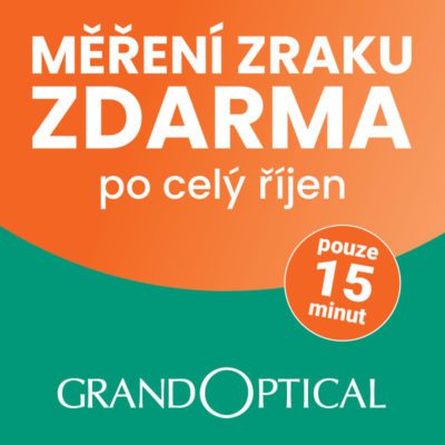 Měření zraku zdarma v GrandOptical!