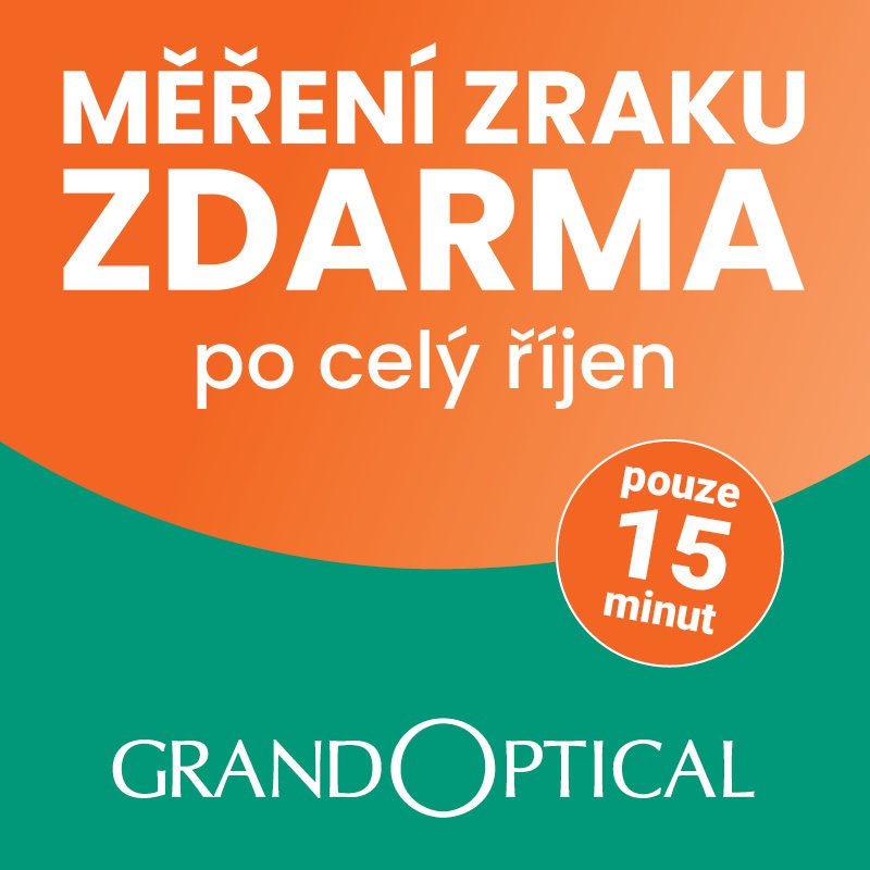 Měření zraku zdarma v GrandOptical!