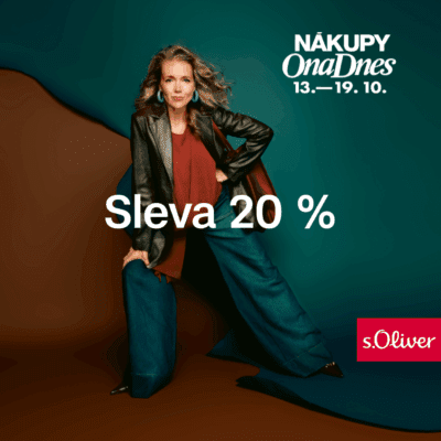 Nákupy Ona Dnes – sleva 20 % do s.Oliver