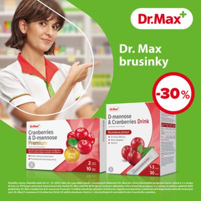 Dr. Max brusinky se slevou 30 %