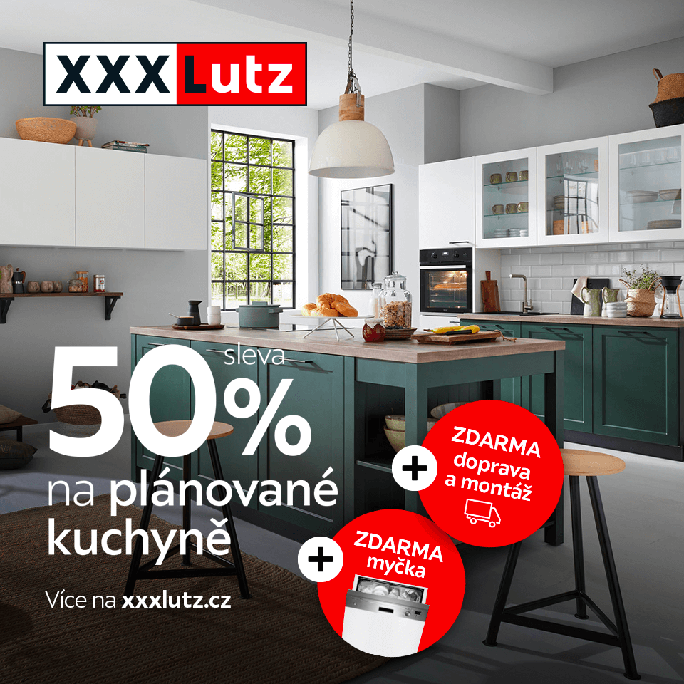 Sleva 50 % + ZDARMA doprava a montáž + ZDARMA myčka