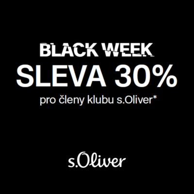 Black Friday v s.Oliver – 30 % na vše