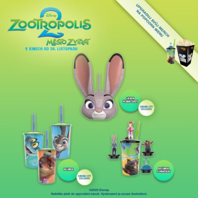 Filmový merch – Zootropolis 2