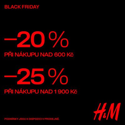 Black Friday v H&M 28. – 30. 11.