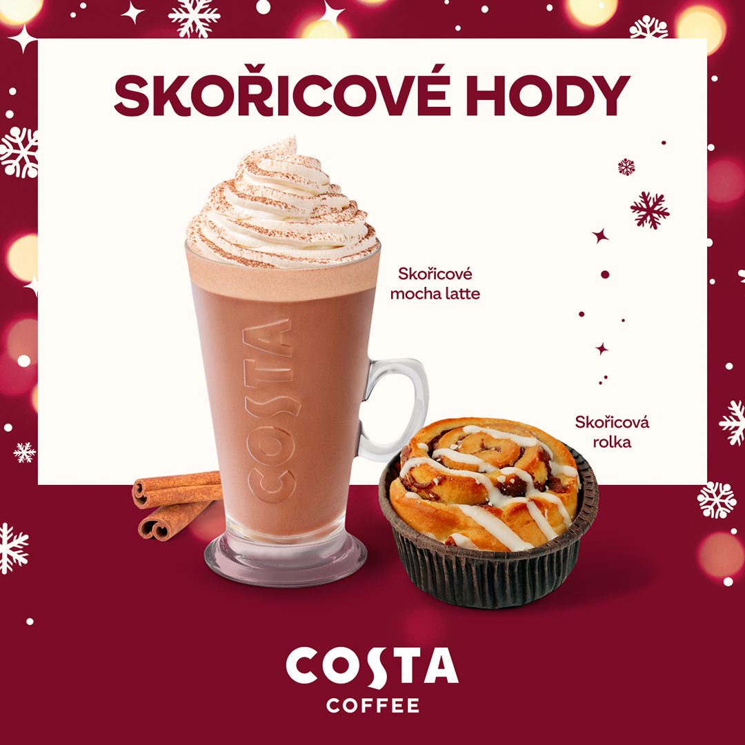 Skořicové mocha latte