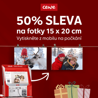 50% sleva na fotky 15 x 20 cm