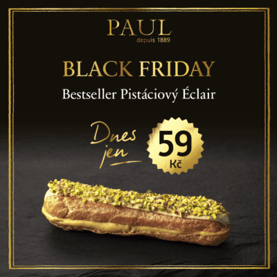 Pistáciový Éclair pouze dnes za 59 Kč