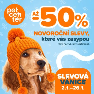 PetCenter hlásí slevovou vánici!