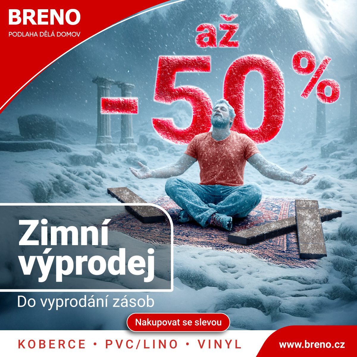 MRAZIVÉ SLEVY JSOU TADY!