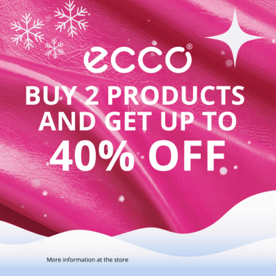 KUPTE 2 PRODUKTY A ZÍSKEJTE SLEVU AŽ 40% NA OBUV*