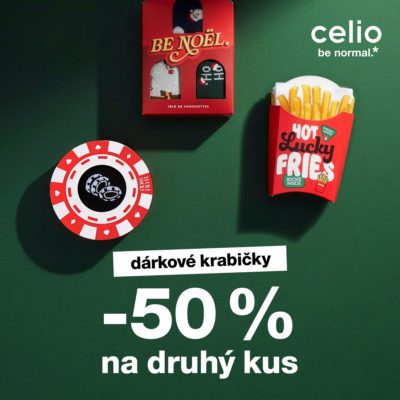 Sleva 50 % na druhý kus dárkových balíčků