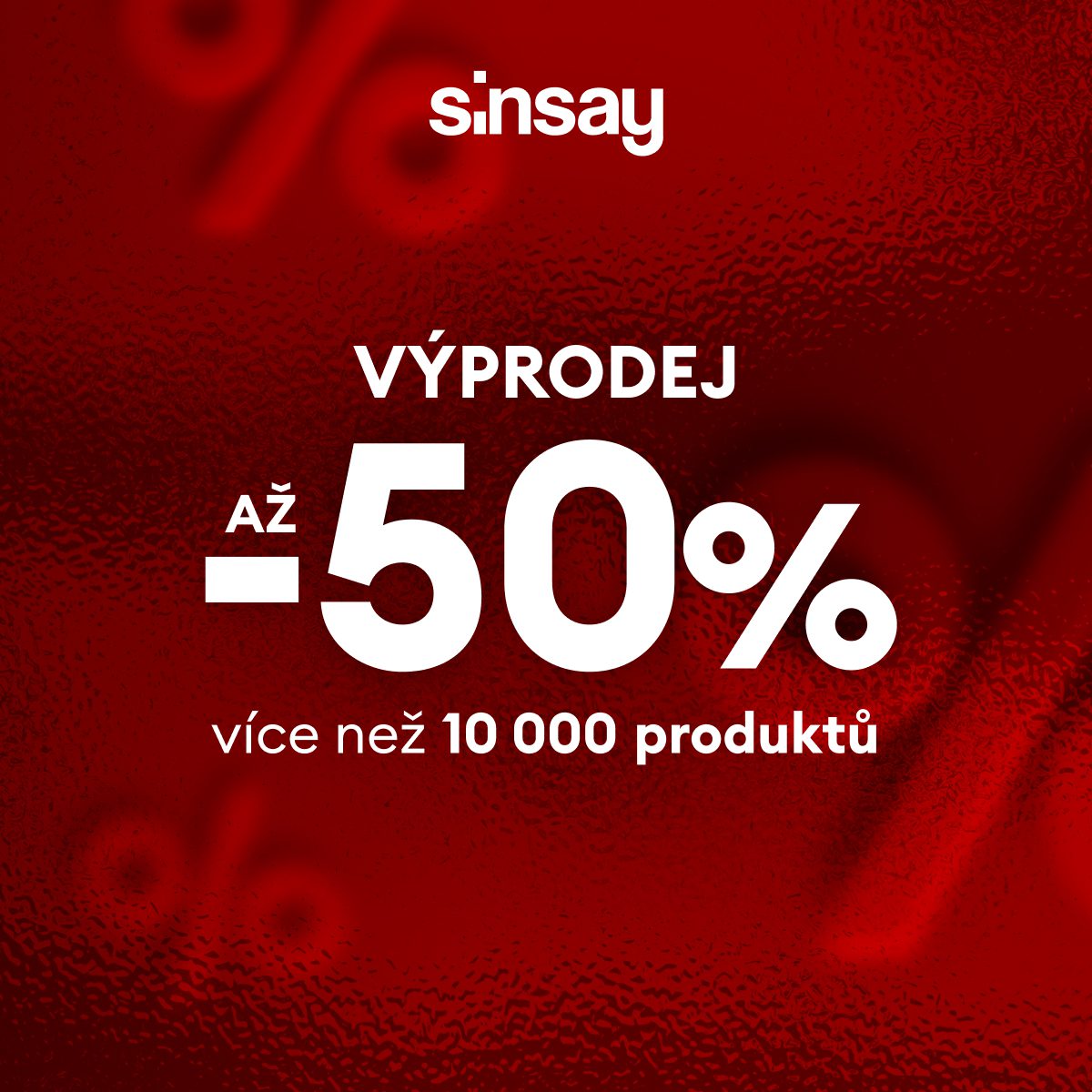 Výprodej až – 50&nbsp;%