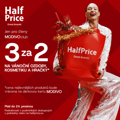 Získejte 3, zaplaťte za 2 v HalfPrice!