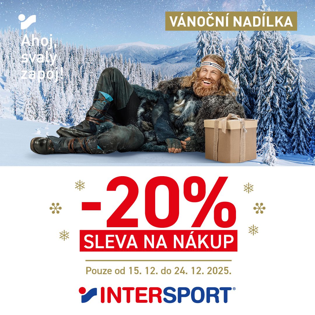 Sleva – 20&nbsp;% na celý nákup! 🎁