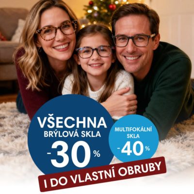 Sleva na všechna brýlová skla