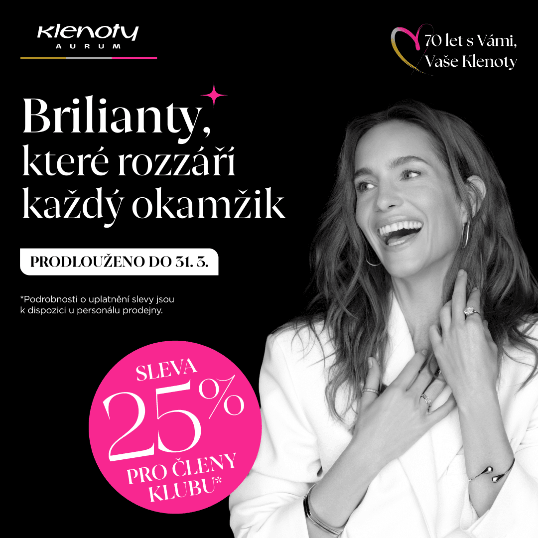 Sleva 25&nbsp;% na brilianty