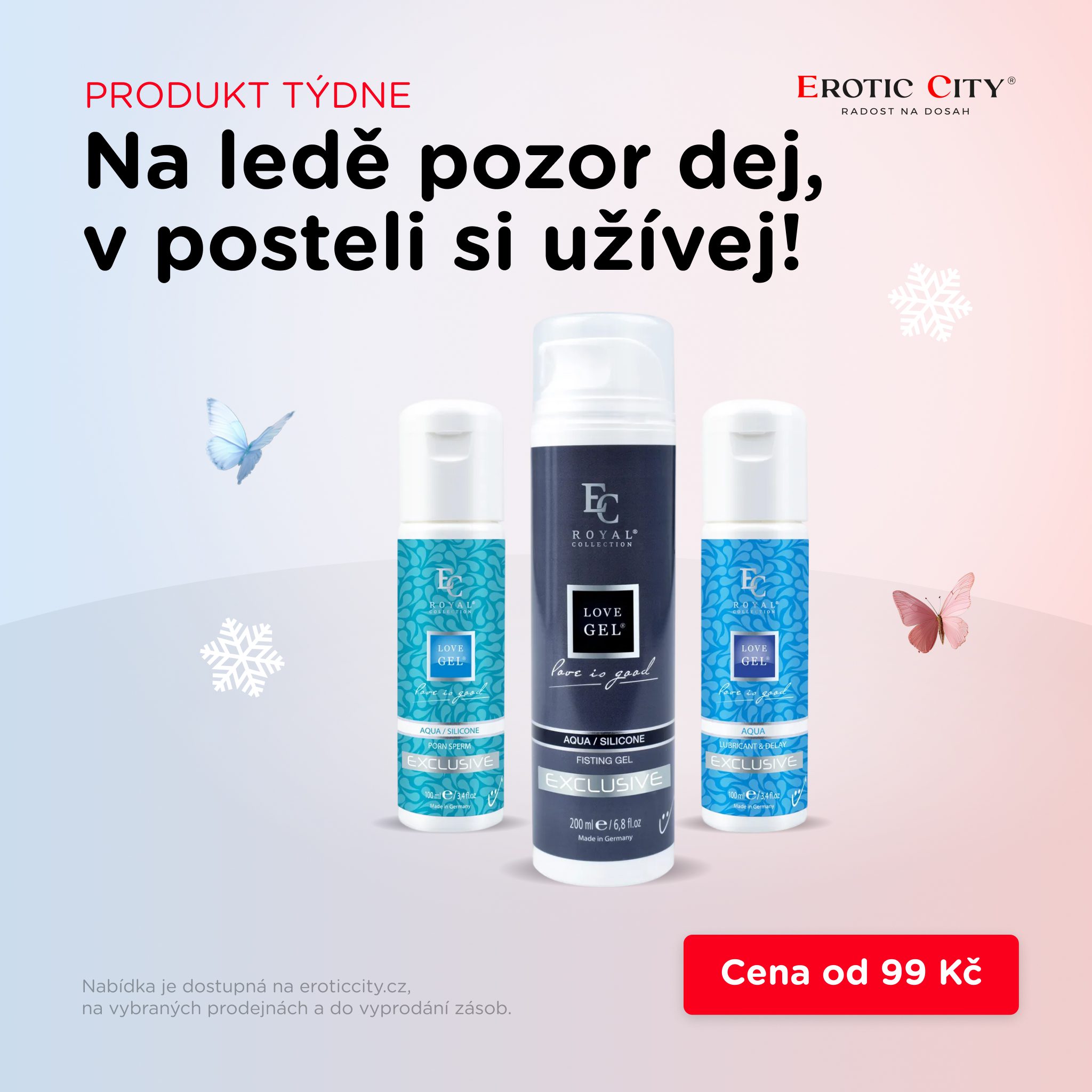Produkt týdne – Love Gel Exclusive 1+1 za 99&nbsp;Kč!
