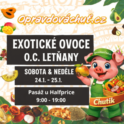 obrázek obsahuje: Objevte svět chutí, barev a vůní exotických plodů!