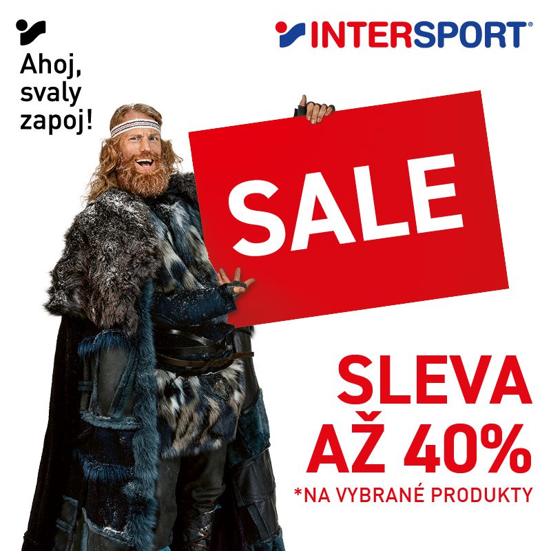 🔥 Velký výprodej v&nbsp;INTERSPORTU právě probíhá.