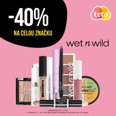 obrázek obsahuje: Sleva 40 % na dekorativní kosmetiku wet n wild