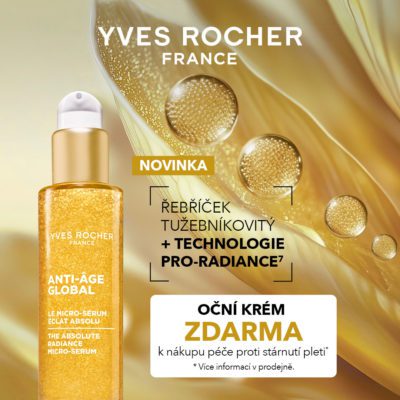 obrázek obsahuje: Nová řada produktů proti stárnutí pleti od rostlinné kosmetiky Yves Rocher