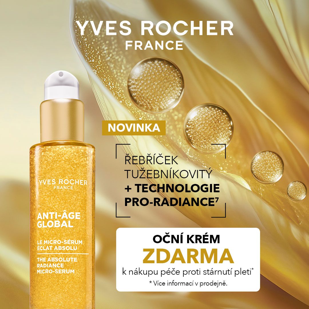 Nová řada produktů proti stárnutí pleti od rostlinné kosmetiky Yves Rocher
