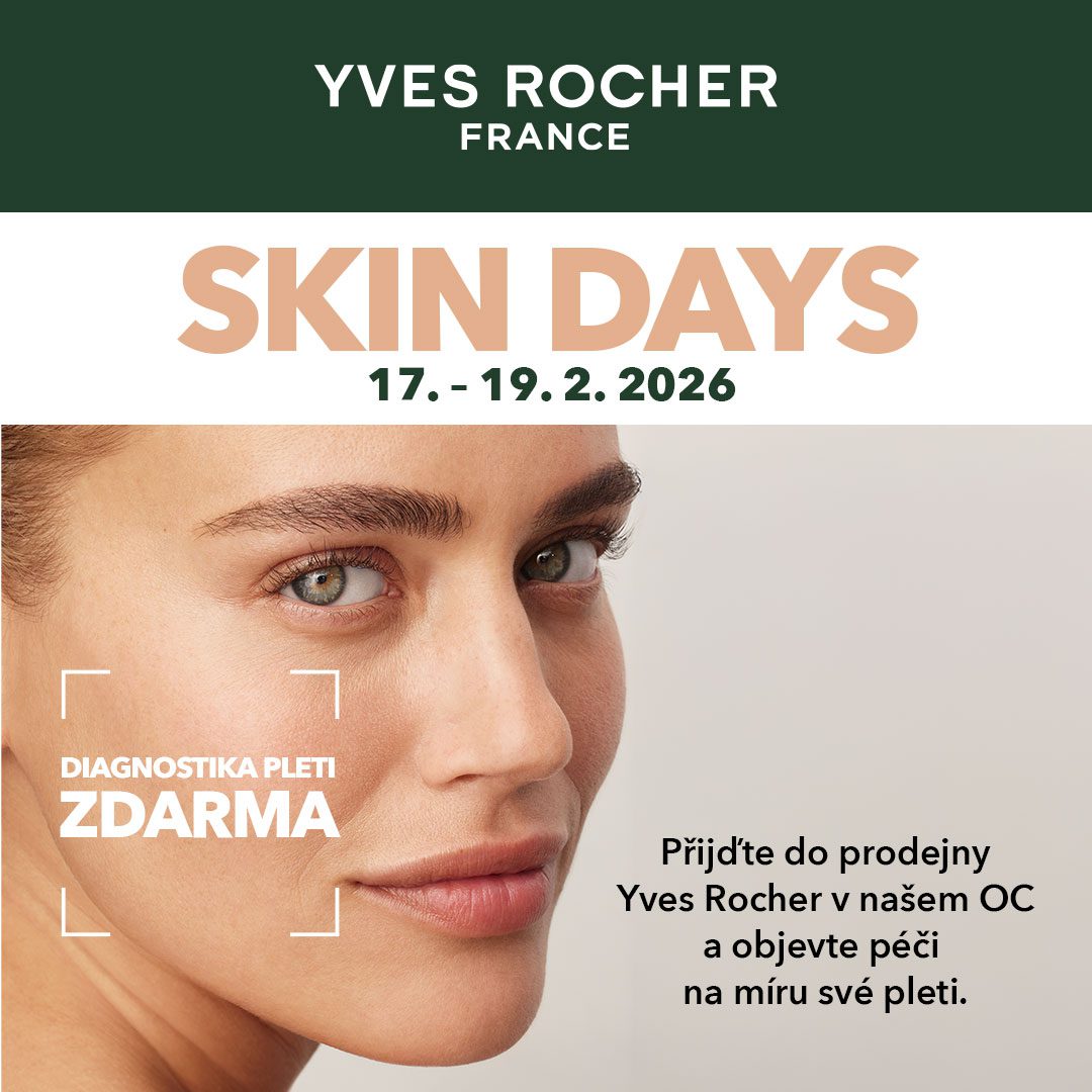 Skin Days v prodejně rostlinné kosmetiky Yves Rocher