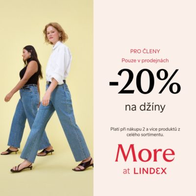obrázek obsahuje: 20% sleva na dámské i dětské džíny