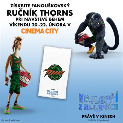 obrázek obsahuje: Fanouškovské ručníky k filmu Nejlepší z nejlepších: GOAT (20.–22. 2.)