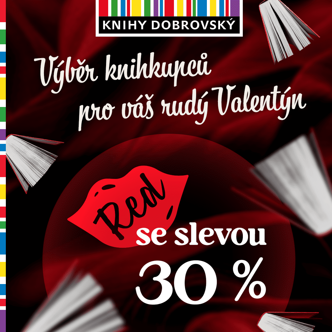 Výběr knihkupců pro váš rudý Valentýn. RED se slevou 30&nbsp;%