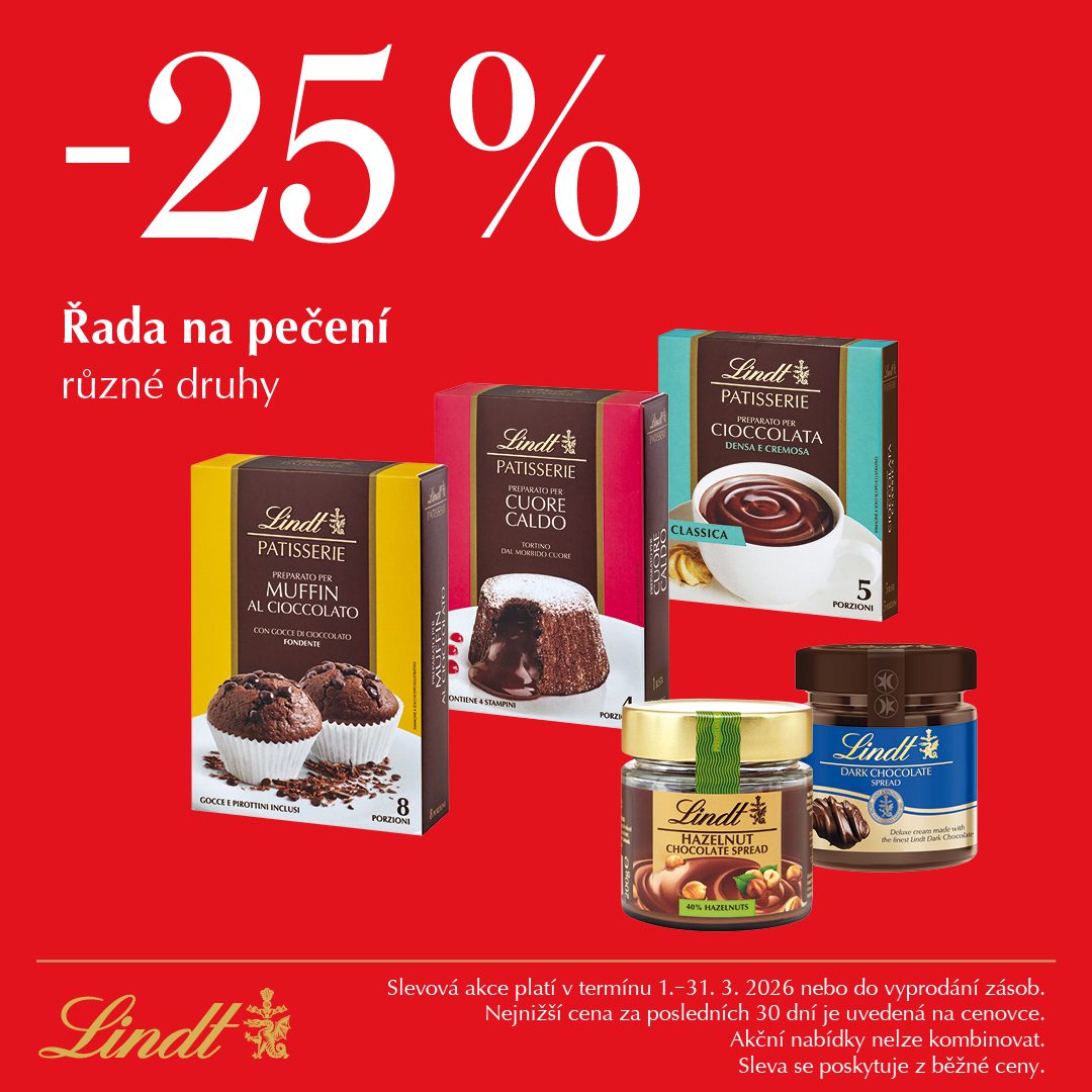 Řada na pečení se slevou 25&nbsp;%