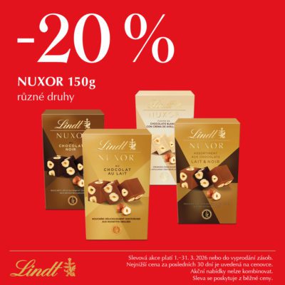 obrázek obsahuje: Nuxor 150 g se slevou 20 %