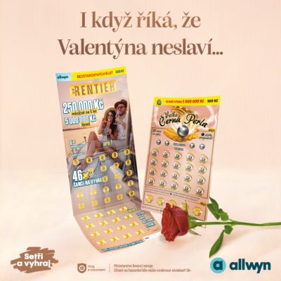 obrázek obsahuje: I když říká, že Valentýna neslaví…