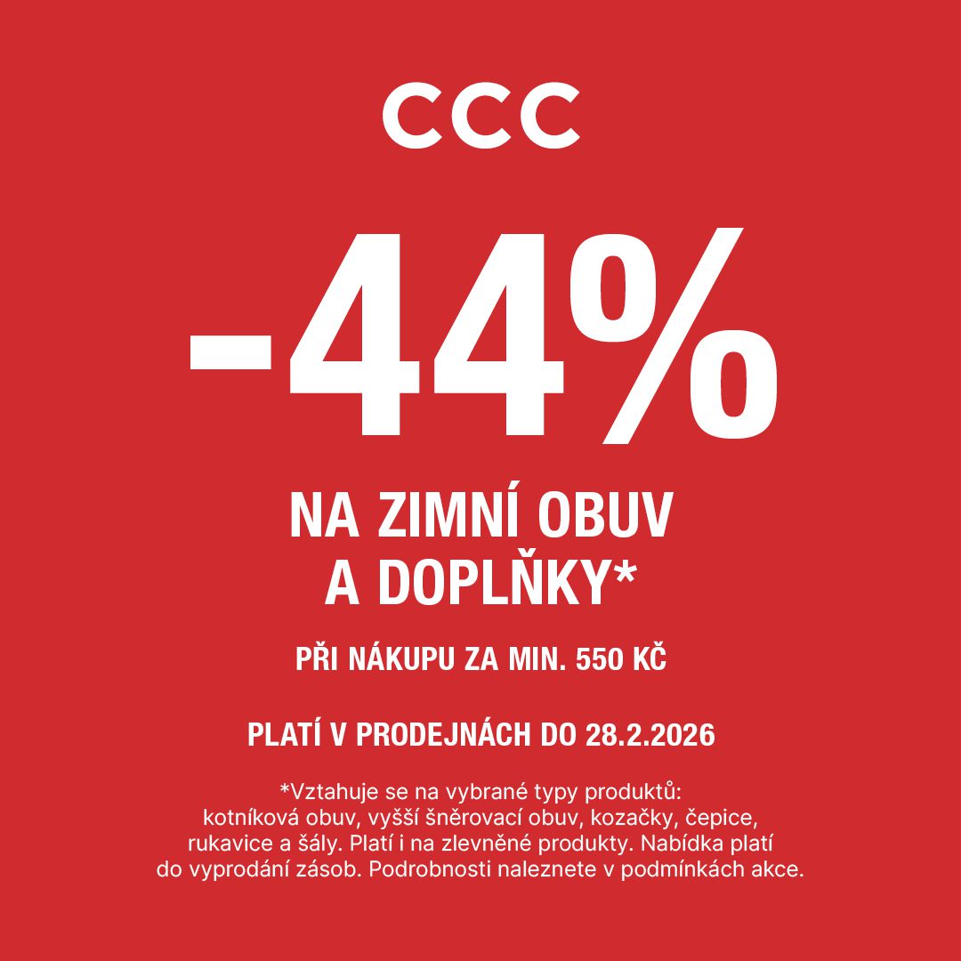ZIMNÍ SLEVY V&nbsp;CCC!