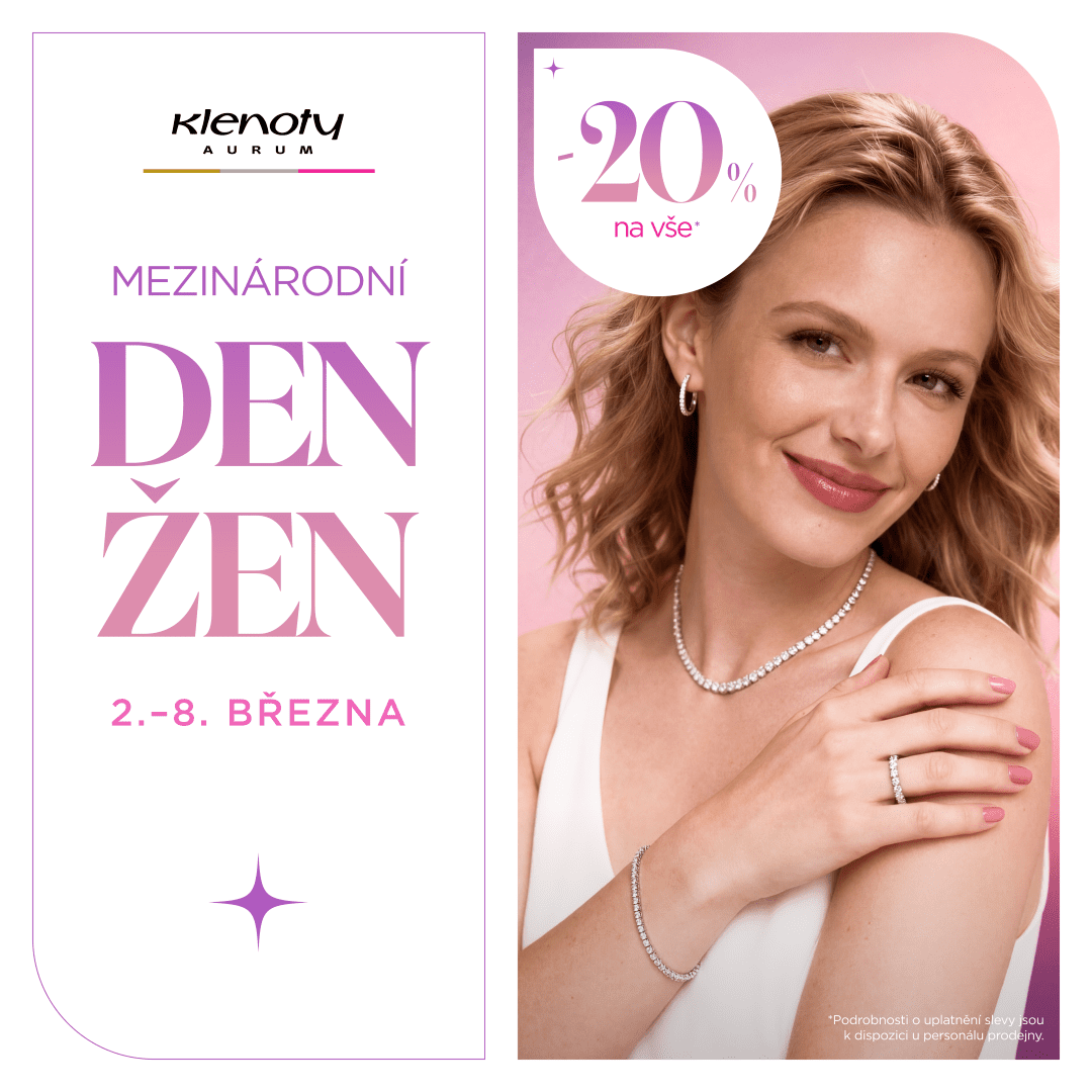 Oslavte Mezinárodní den žen v&nbsp;Klenotech Aurum!