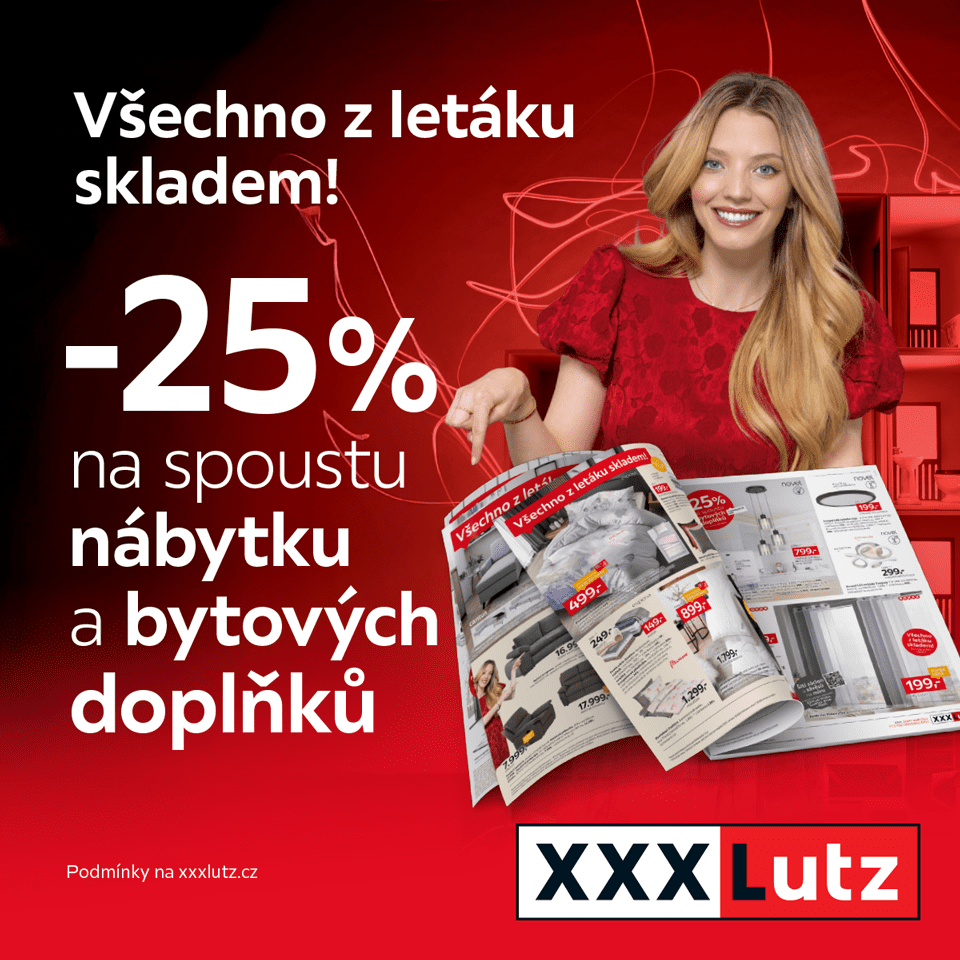 -25&nbsp;% na spoustu nábytku a&nbsp;bytových doplňků