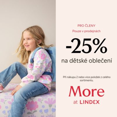 obrázek obsahuje: 25% sleva na dětské oblečení